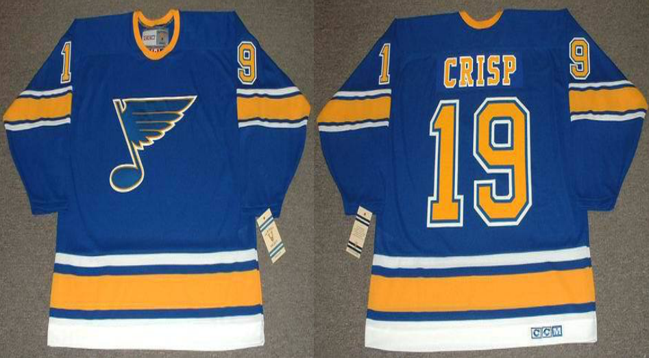 2019 Men St.Louis Blues #19 Crisp blue CCM NHL jerseys